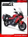 complete exhaust system with muffler DOMINATOR Full System HP6 BLACK EX fits the motorcycle Yamaha Tracer 9 / GT 2021   2023 6