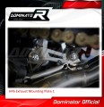 complete exhaust system with muffler DOMINATOR Full System HP6 BLACK fits the motorcycle Yamaha Tr