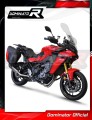 complete exhaust system with muffler DOMINATOR Full System HP6 fits the motorcycle Yamaha Tracer 9 / GT 2021   2023 6