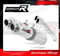 DOMINATOR Kerek kipufogó dob, amely illik a Suzuki DL 1000 V-Strom 2002 - 2012 motorkerékpárhoz