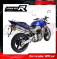 exhaust muffler DOMINATOR oval fits the motorcycle Honda CB 600F HORNET 2003   2006 3