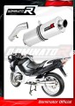 exhaust muffler DOMINATOR oval fits the motorcycle BMW R1200RT 2004   2009