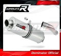 exhaust muffler DOMINATOR oval fits the motorcycle Honda CB 600F HORNET PC41 2007   2013 2