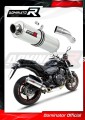 exhaust muffler DOMINATOR ROUND fits the motorcycle Honda CB 600F HORNET PC41 2007   2013