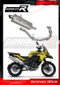 teljes kipufogórendszer DOMINATOR Full System Titán P7 hangtompítóval, amely illeszkedik a Benelli TRK 502 X 2022 - 2023 motorkerékpárhoz