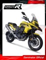 komplett DOMINATOR kipufogórendszer Titán HP7 dobbal, amely illeszkedik a Benelli TRK 502 X 2022 - 2023 motorkerékpárhoz 3