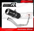 complete exhaust system with muffler DOMINATOR Full System GP BLACK fits the motorcycle Yamaha YZF R125 2021   2023 2