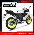 complete exhaust system with muffler DOMINATOR Full System GP fits the motorcycle Yamaha YZF R125 2021   2023 3