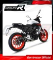 complete exhaust system with muffler DOMINATOR Full System HP3 BLACK fits the motorcycle Yamaha MT 125 2021   2024 3