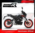 complete exhaust system with muffler DOMINATOR Full System HP3 BLACK fits the motorcycle Yamaha MT 125 2021   2024 4
