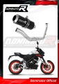 teljes DOMINATOR kipufogórendszer GP FEKETE dobbal a Yamaha MT 125 2021 - 2024 motorkerékpárhoz