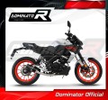 teljes DOMINATOR kipufogórendszer GP FEKETE dobbal a Yamaha MT 125 2021 - 2024 motorkerékpárhoz 4