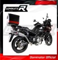 exhaust muffler DOMINATOR oval fits the motorcycle Suzuki DL 650 V Strom / XT 2012   2016 3
