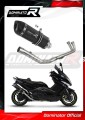 complete exhaust system with muffler DOMINATOR Full System HP1 BLACK fits the motorcycle Yamaha T MAX 500 2008   2011 3
