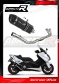 komplett kipufogórendszer DOMINATOR Full System HP1 FEKETE dobbal, Yamaha XP 530 T-MAX 2012 - 2016 motorkerékpárhoz 3
