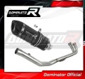 complete exhaust system with muffler DOMINATOR Full System HP1 BLACK fits the motorcycle Yamaha XP 530 T MAX 2012   2016 4
