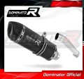 exhaust muffler DOMINATOR HP1 BLACK fits the motorcycle Suzuki DL 650 V Strom 2004   2006 4
