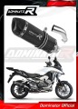 DOMINATOR HP1 FEKETE kipufogó dob, amely illeszkedik a Honda VFR 800 X Crossrunner 2015 - 2021 motorkerékpárhoz 5