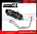 complete exhaust system with muffler DOMINATOR Full System HP3 BLACK fits the motorcycle Yamaha MT 125 2020  4