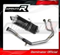 DOMINATOR Full System P7 FEKETE hangtompítóval ellátott komplett kipufogórendszer, amely illeszkedik a Honda CRF 1000L Africa Twin 2016 - 2019 motorke