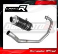 komplett kipufogórendszer DOMINATOR Full System GP1 FEKETE dobbal, amely illeszkedik a Honda CBF 125 2009 - 2014 motorkerékpárhoz 4
