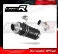 exhaust muffler DOMINATOR GP1 BLACK fits the motorcycle Kawasaki ER   6 N / F 650 2006   2008 4