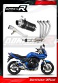 complete exhaust system with muffler DOMINATOR Full System GP1 BLACK fits the motorcycle Suzuki GSF 650 BANDIT N / S 2005   2006 3