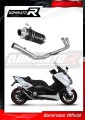 complete exhaust system with muffler DOMINATOR Full System GP1 BLACK fits the motorcycle Yamaha XP 530 T MAX 2012   2016 3