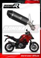 exhaust muffler DOMINATOR HP3 BLACK fits the motorcycle Ducati Multistrada 950 / 950 S 2017   2020 3