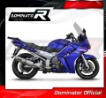 exhaust muffler DOMINATOR oval fits the motorcycle Yamaha FJR 1300 2001   2005 5