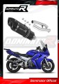 exhaust muffler DOMINATOR HP1 BLACK fits the motorcycle Yamaha FJR 1300 2001   2005