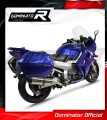 DOMINATOR HP1 FEKETE kipufogó dob Yamaha FJR 1300 2001 - 2005 motorkerékpárhoz 4