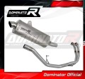 complete exhaust system with muffler DOMINATOR Full System titanium P7 fits the motorcycle Benelli TRK 502 X 2018   2021 2