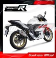 exhaust muffler DOMINATOR HP8 fits the motorcycle Yamaha YZF R3 2019   2024 3