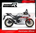 exhaust muffler DOMINATOR HP8 fits the motorcycle Yamaha YZF R3 2019   2024 4