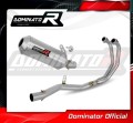 complete exhaust system with muffler DOMINATOR Full System OV G2 fits the motorcycle Yamaha YZF R3 2019   2024 2
