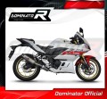 complete exhaust system with muffler DOMINATOR Full System HP8 fits the motorcycle Yamaha YZF R3 2019   2024 4