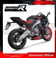 complete exhaust system with muffler DOMINATOR Full System titanium HP8 fits the motorcycle Aprilia RS 660 2020   2024 3