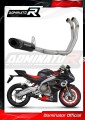 complete exhaust system with muffler DOMINATOR Full System HP8 BLACK fits the motorcycle Aprilia RS 660 2020   2024