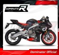 complete exhaust system with muffler DOMINATOR Full System HP8 BLACK fits the motorcycle Aprilia RS 660 2020   2024 4