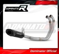 teljes DOMINATOR kipufogórendszer HP8 FEKETE dobbal Aprilia Tuono 660 2021 - 2024 motorkerékpárhoz