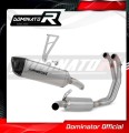 complete exhaust system with muffler DOMINATOR Full System titanium HP6 fits the motorcycle Aprilia Tuono 660 2021   2024