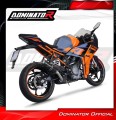 exhaust muffler DOMINATOR GP BLACK fits the motorcycle KTM RC 390 2022   2024 3