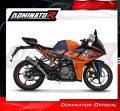 exhaust muffler DOMINATOR HP3 BLACK fits the motorcycle KTM RC 390 2022   2024 4