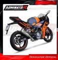 complete exhaust system with muffler DOMINATOR Full System OV G2 fits the motorcycle KTM RC 390 2022   2024 3
