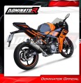 complete exhaust system with muffler DOMINATOR Full System HP8 fits the motorcycle KTM RC 390 2022   2024 3