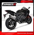 complete exhaust system with muffler DOMINATOR Full System titanium HP6 fits the motorcycle Yamaha YZF R1 1000 RN65 2020   2022 3