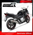 exhaust muffler DOMINATOR ROUND fits to Suzuki GSXF 650 2007  2016 3