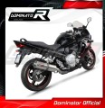 exhaust muffler DOMINATOR oval fits the motorcycle Suzuki GSXF 650 2007   2016 3
