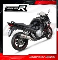 exhaust muffler DOMINATOR HP1 fits to Suzuki GSXF 650 2007  2016 3